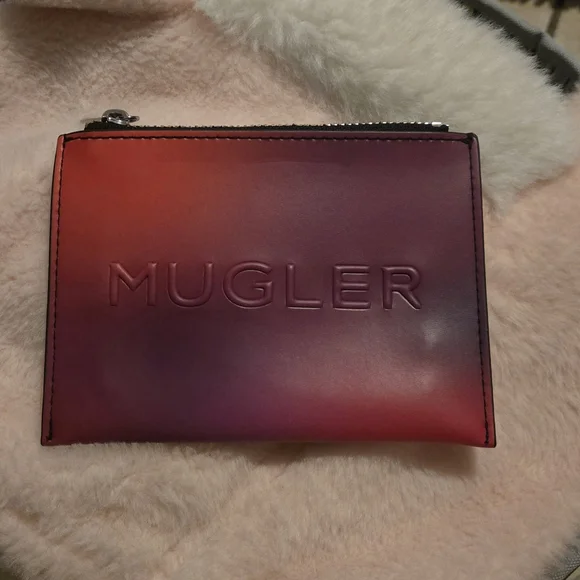 Mugler Red and Purple Card Holder - Picture 1 of 3